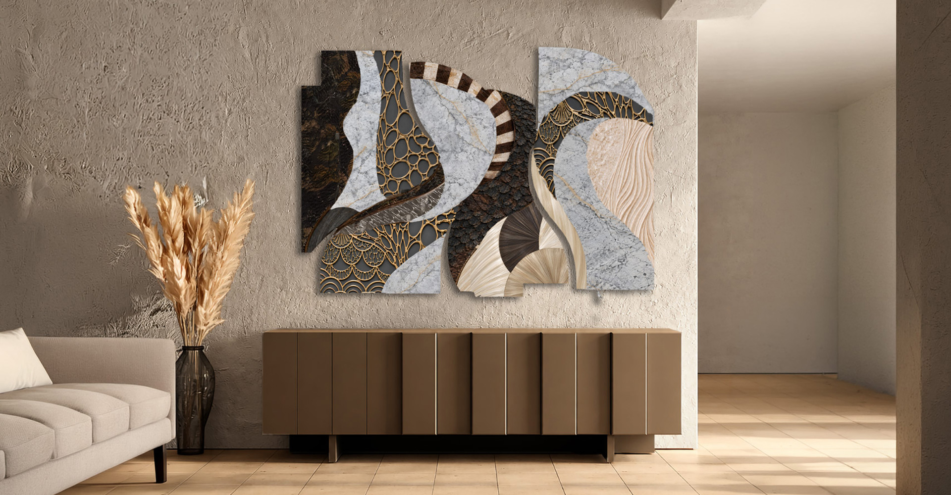 Contours Of Light in a room