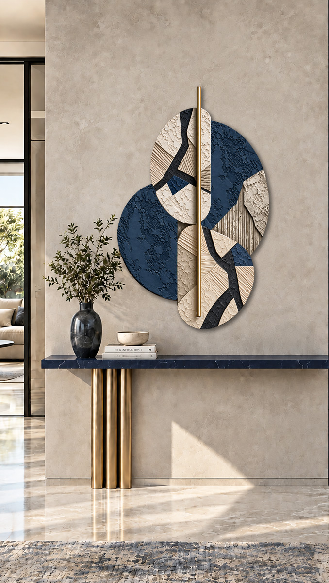 Fragments In Balance in a room