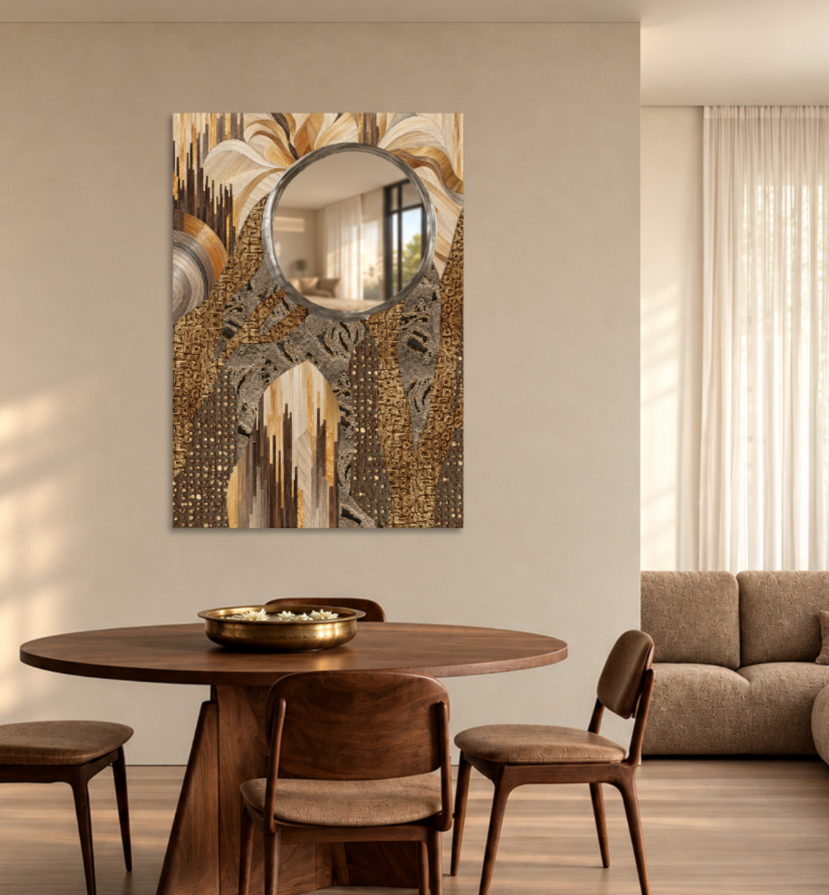 Layers of Light in a room