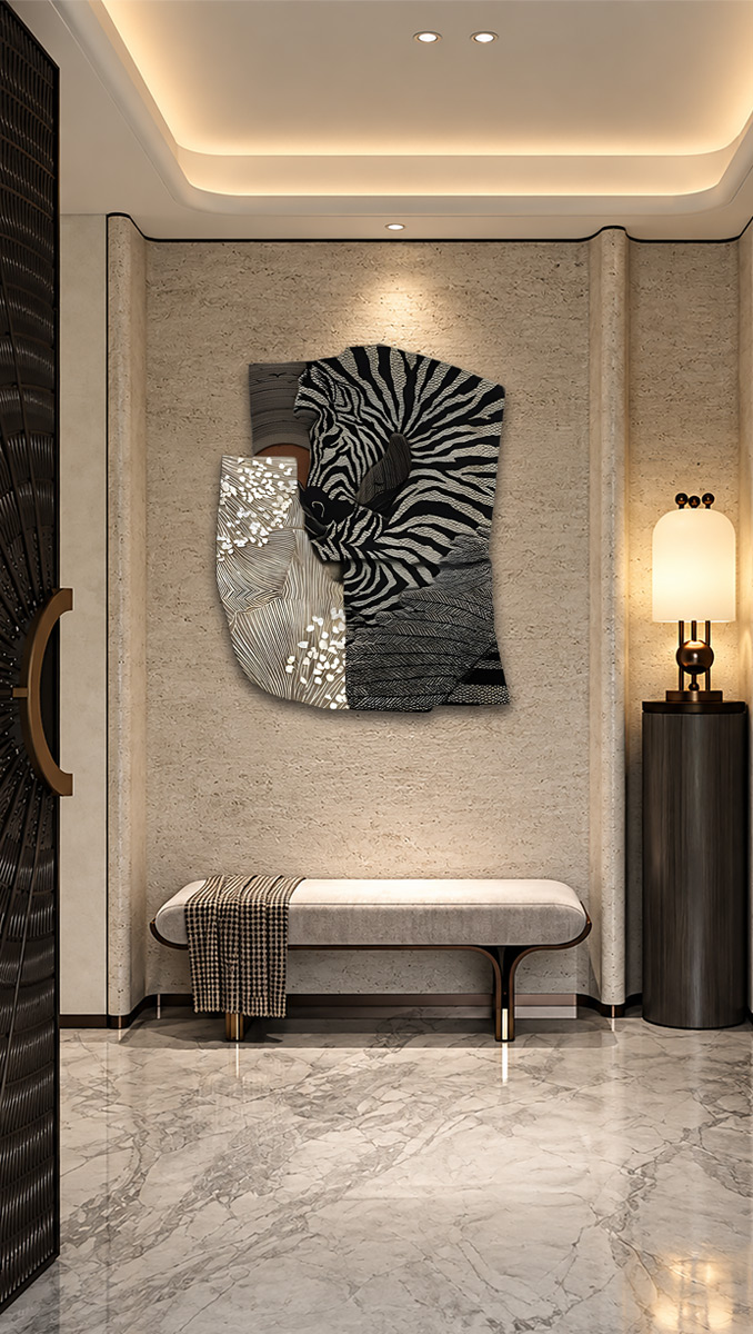 The Silver Canopy in a room